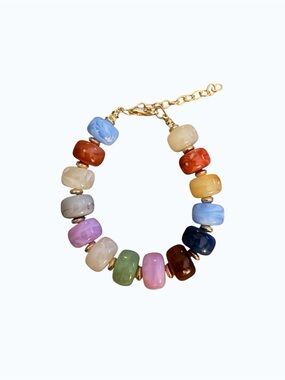NWT Chunky Beaded Colorful Bracelet
